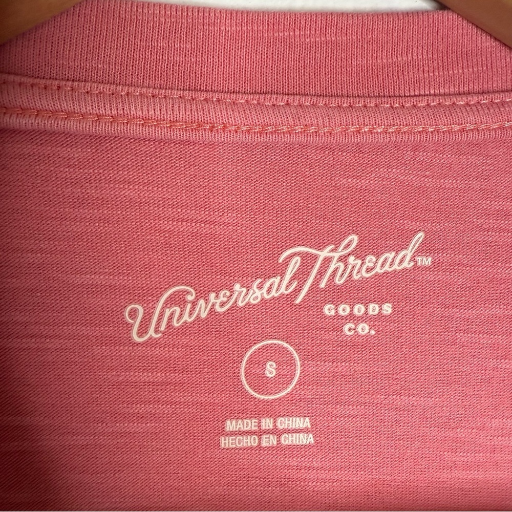Universal Thread Pink Ruched T-Shirt Dress Size Small - Picture 5 of 7